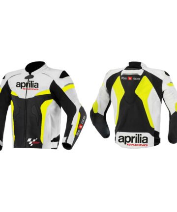 Aprilia Jorge Martin Racer Leather Motorcycle Jacket