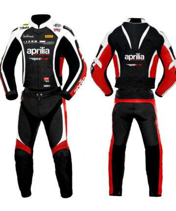 Aprilia Motorcyle Riding Leather Suit