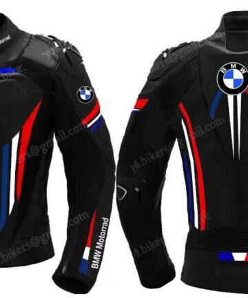 BMW MV Corse F4 Firelli Jarno Saarinen Racer Leather Motorcycle Jacket