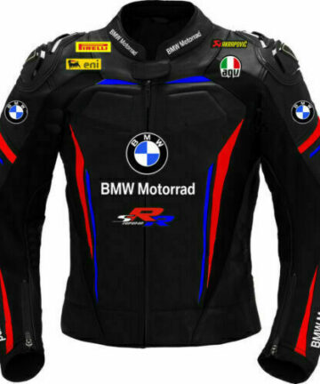 BMW MV Corse F4 Firelli Racer Leather Motorcycle Jacket