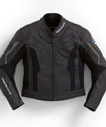 BMW Giacomo Agostini Racer Leather Motorcycle Jacket