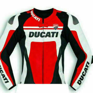 Ducati F4 Firelli Racer Motorcycle Leather Jacket