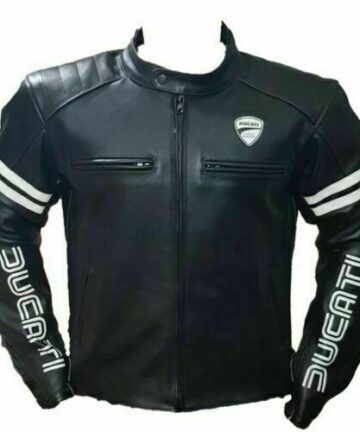 Ducati Francesco Bagnaia Racer Motorcycle Leather Jacket