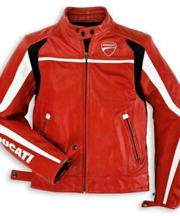 Ducati Enea Bastianini Racer Motorcycle Leather Jacket