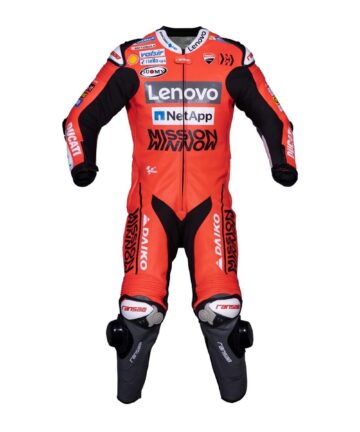 Ducati Francesco Bagnaia Racer Motorcycle Leather Suit