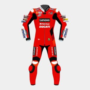 Ducati Francesco Bagnaia Racer Motorcycle Leather Suit