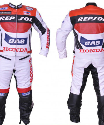 Honda Ducati Leather Motorcycle Riding Suit