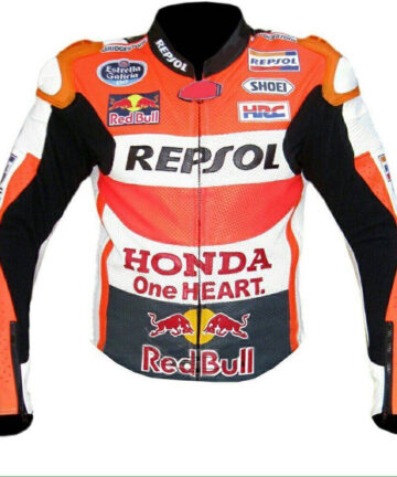 Honda Martin 89J Racer Leather Motorcycle Jacket