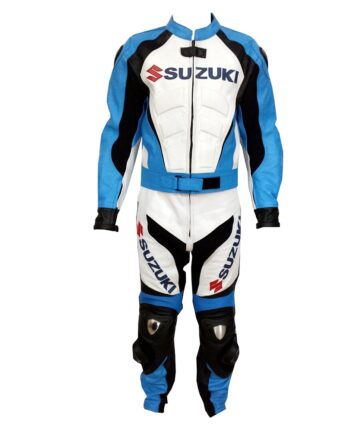 Suzuki Ducati Leather Motorcycle Riding Suit