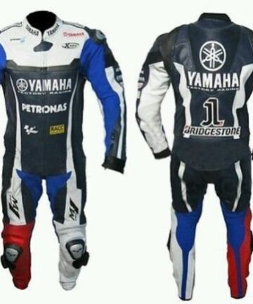 Yamaha Pramac Motul Leather Motorcycle Riding Suit