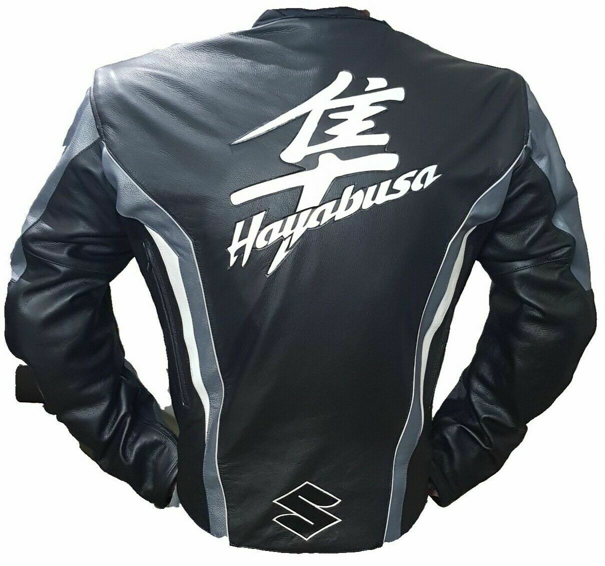 Suzuki Jarno Saarinen Racer Leather Motorcycle Jacket - Image 2