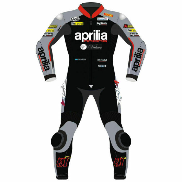 Aprilia Competition Grade Motorcycle Leather Suit