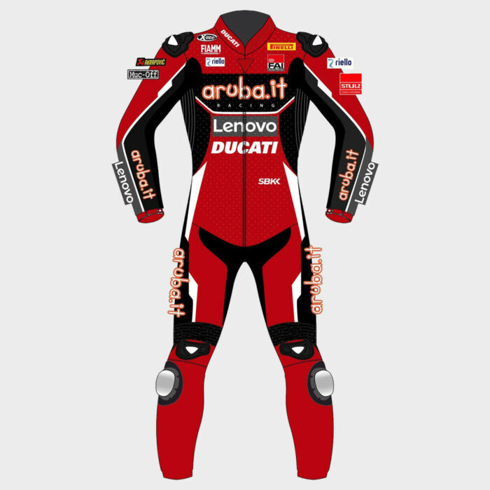 Ducati Motorsport Inspired One-Piece Leather Suit