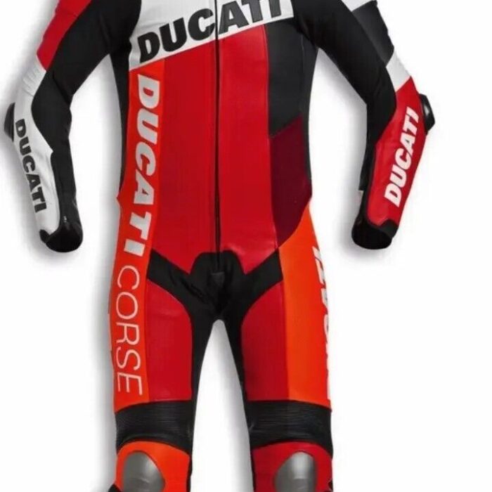 Ducati Sport Performance Leather Racing Suit with Armor