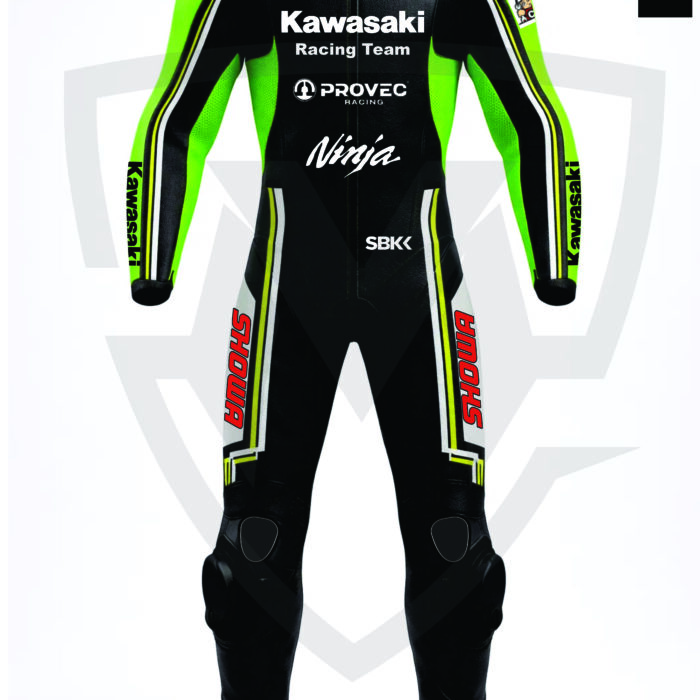 MarkX Alex Lowes Kawasaki WSBK MotoGP Leather Racing Suit for Men CE Armor Motorcycle Sports Riding Gear