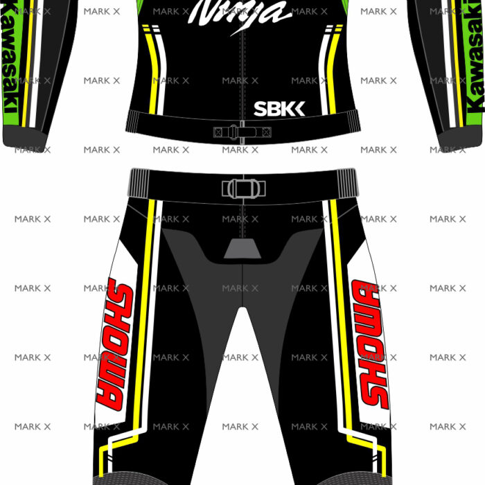 Alex Lowes Kawasaki Sport Performance Motorcycle Leather Suit