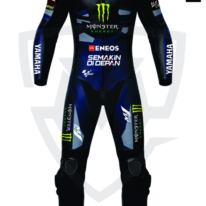 MarkX Alex Rins Yamaha MotoGP Leather Racing Suit for Men CE Armor Motorcycle Sports Riding Gear