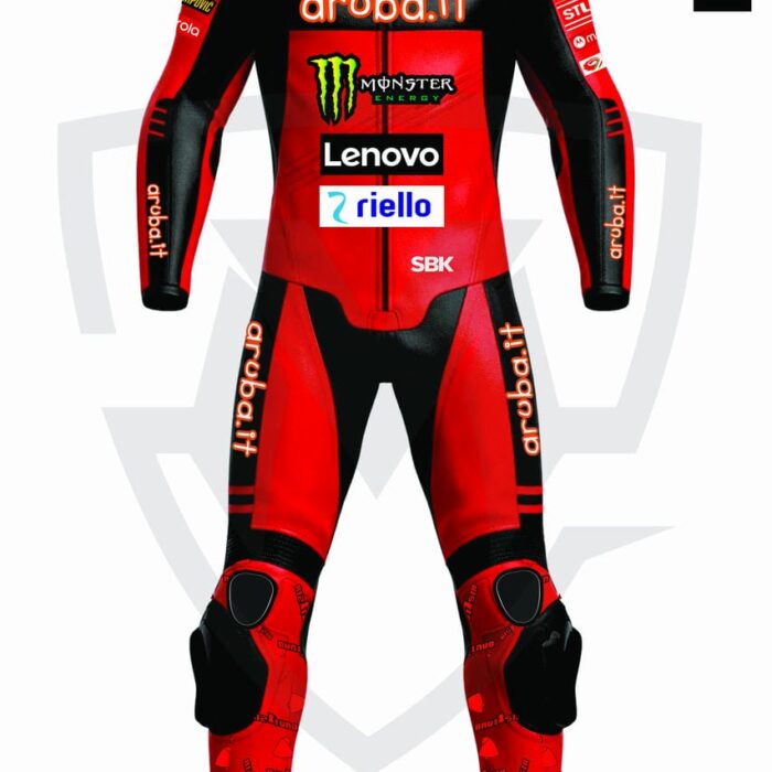 MarkX MotoGP Leather Racing Suit for Men CE Armor Motorcycle Sports Riding Gear