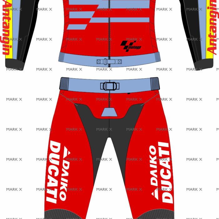 Ducati High Quality Sports Bike Leather Racing Suit CE Certified
